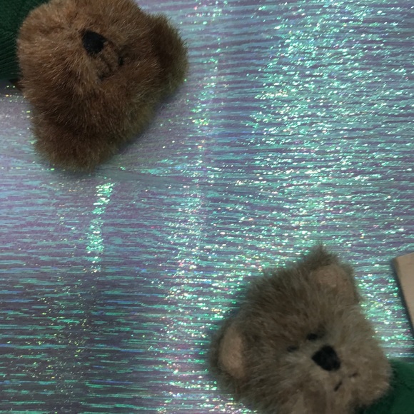 RETIRED Boyds Bears Good Luck & Lots of Luck Mini Message Teddy Bears approx 4” - Picture 11 of 12